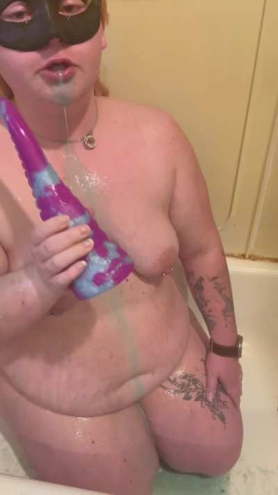 Puking all over myself just for fun!