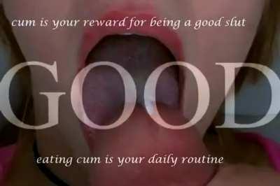 In continuing the cum meditation we’ve got another great post! The audio is perfect for headphones but still fun without and it really lets you focus on all those yummy, gooey, warm loads that make this a clitty tingling and drool inducing good time 🤤🥰. C