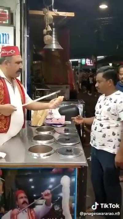 Oh, so you want ice cream?