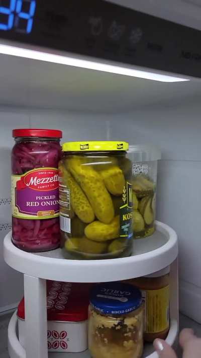 2025 Fridge Reorganizing Led to Creation of ✨Pickle Shelf✨