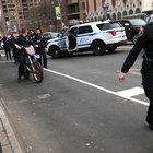 New York cop crashes a confiscated Dirt Bike.
