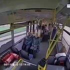What happens when a bus comes to a hard stop