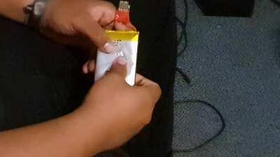 You shouldn't do this to spicy pillows. My friend does it anyway