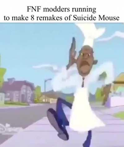They do be speedrunning Suicide Mouse variations