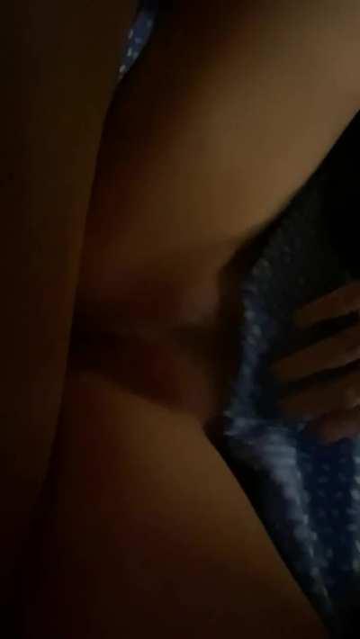 Sports Bars are the perfect place to flash my pussy, cause the guys are all too distracted with the games! [GIF]