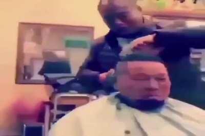 barber shop moment