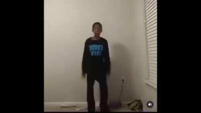 kid dancing to marhide song from autechre (omg ! .!.)