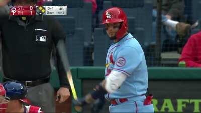 Phillies Broadcast on Yadi's 1st HR of the Day