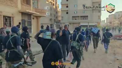 Sudanese Army Armored Corps infantry operations against RSF rebels to control a neighborhood after finally breaking seige on Armored Corps