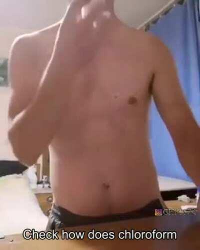 Chloroform in movies be like: