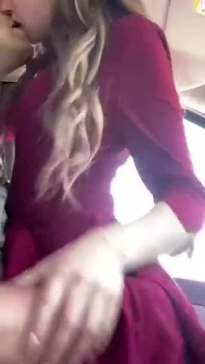 The way her body moves under her bridesmaid dress