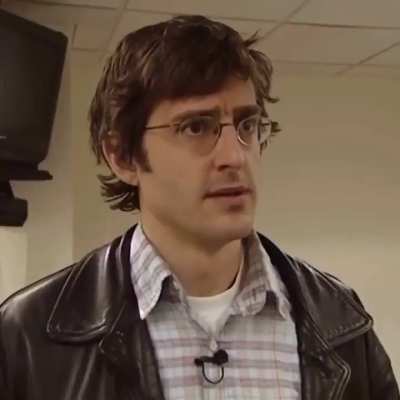 Louis Theroux invented the “soft boy” look before it was cool 😂