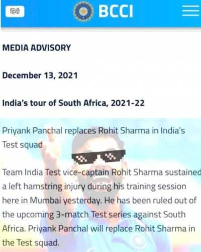 Kohli is a true chad.