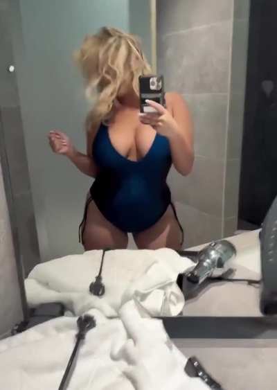 Bebe in blue one piece | IG June 2025