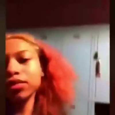 Trying to climb into a locker