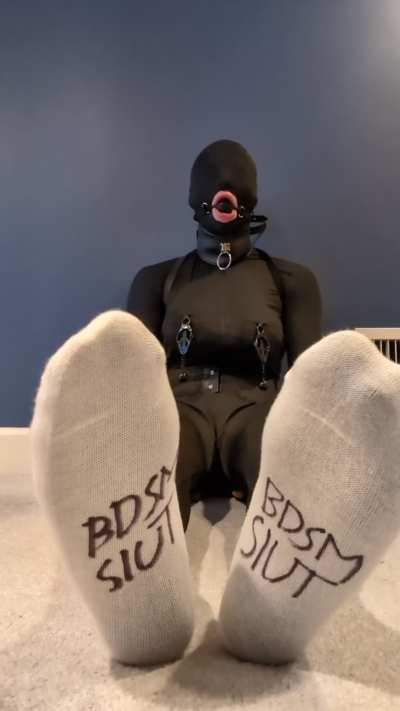 New suit, socks, and gag. Back to training