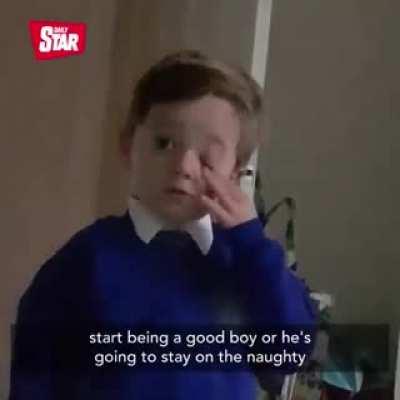 You’re on the naughty list, Santa called me!