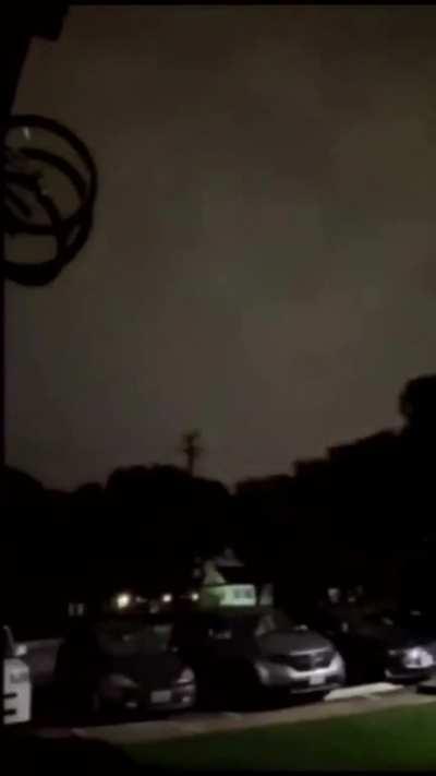 Crazy lightning outside xqc's house
