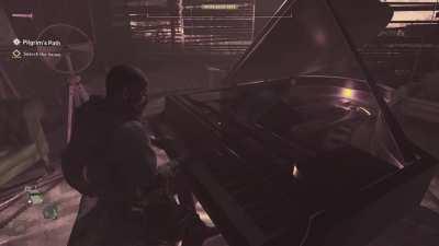 If you afk long enough Spike will start playing the Dying Light 2 theme song on the piano in the first mission.