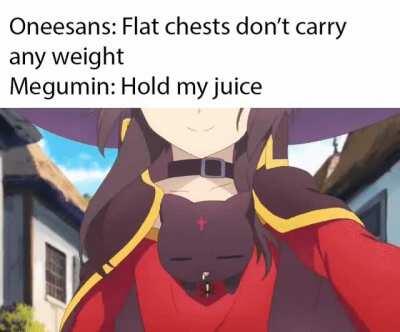 Megumin is not FLAT!