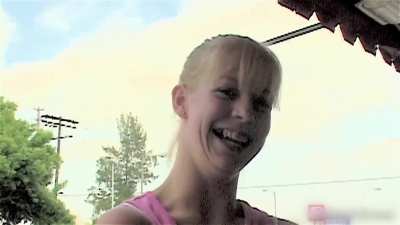 Leah Luv, Loves really big hot dogs [60fps, upscaled]