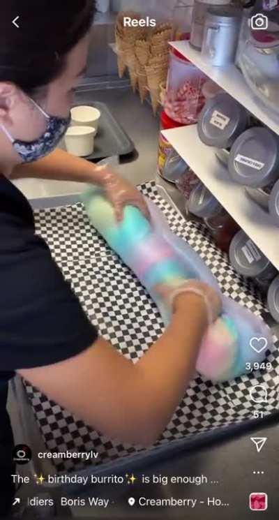 Cotton candy/ice cream/cereal/candy 