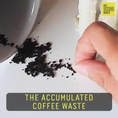 Artist Ghidaq al-Nizar, from Indonesia, intentionally stains his work with coffee grounds left from his morning brew -- etching intricate scenes from coffee, leaves, his own fingerprints, and more unusual mediums.