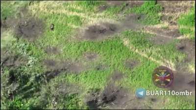 russian soldier attempts suicide with frag and fails.. Makes things way worse... Still very much alive and in agony 