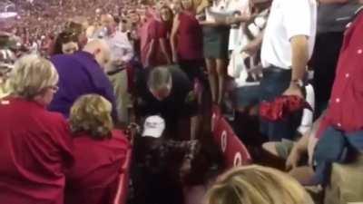 Smoking in front of the police after they tell you not to