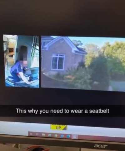 Nearly went straight into the house