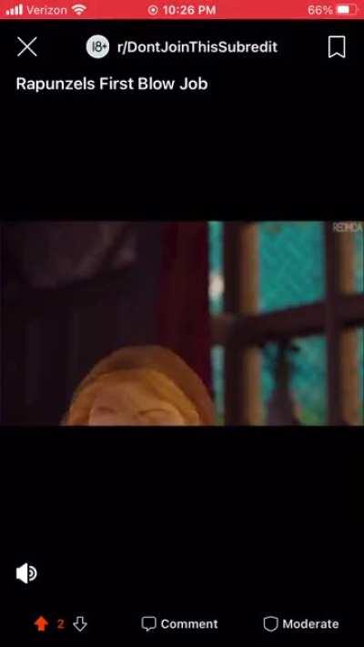 Rapunzels First Blowjob