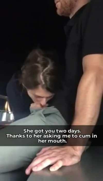 Found your wife outside and had a chat...