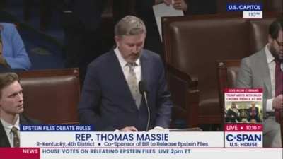 “I’m sorry if one of your billionaire donors is going to get embarrassed because he went to rape island.” -Rep Thomas Massie