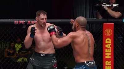 UFC Fight Night: Ciryl Gane Lands Huge Shots At Alexander Volkov