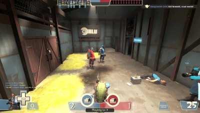Some game footage a friend got of me and a RED Pyro doing a ritual. I’m the BLU Pyro (he gave us ritual music too, what a nice guy).