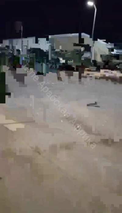 🇷🇺 🇱🇾 Local Libyan sources report that tanks were transferred to Haftar’s special forces brigade from the Russian Federation, and they were delivered by sea through the port of Tobruk