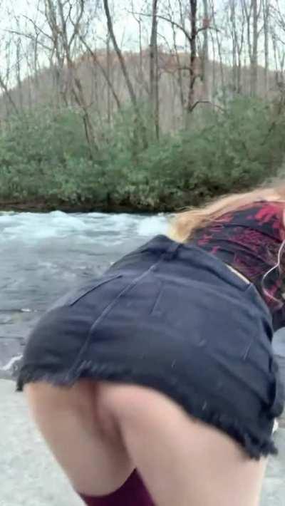 I love flashing outside