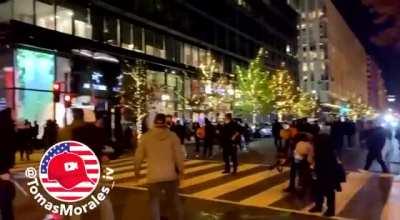 Donald Trump’s Proud Boys rioting in downtown DC tonight. Where is the Police ?