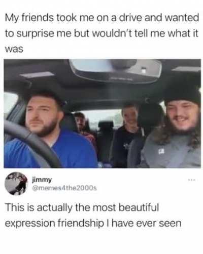 Когда у тебя охрененные друзья