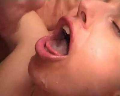 Bad Granny Hard Fuck and Eat Cum