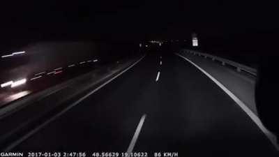 The car went right...literally.