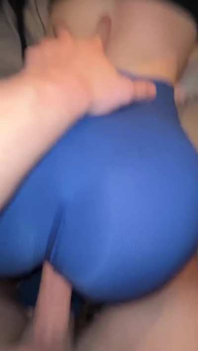 Latina Leggings Doggystyle Quickie