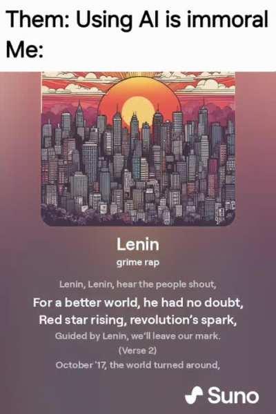 Lenin, the people's champ