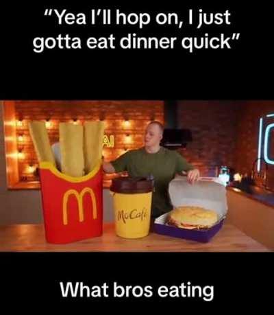 Lightest American meal (praise spez)