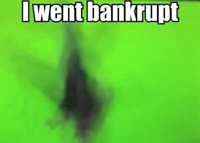 monopoly guy gets bankrupt and having a seizure
