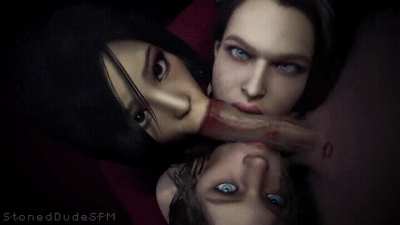 Ada, Jill & Claire (Stoned Dude) [Resident Evil]