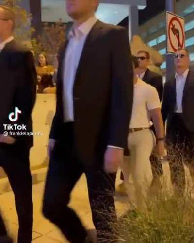 OTK Chief Sexecutive Officer Rich Campbell spotted in downtown Austin, TX, caked up as usual.