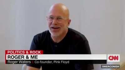 The host laughed at Roger Waters. He didn’t even realize he made a fool of himself with his ignorance.