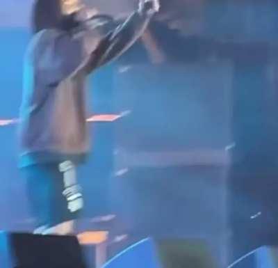 People were moshing to EAST and Earl told them to stop