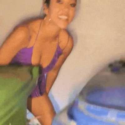 She's know you're watching.